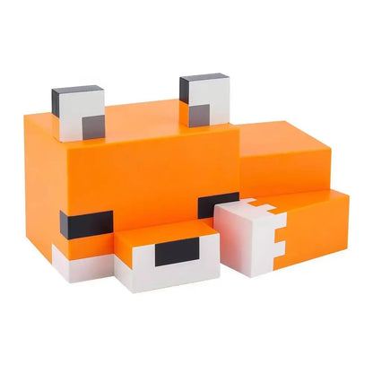 MC Game Cute Fox Night Light - Soft Orange Glow Desk Lamp for Playrooms and Children's Rooms